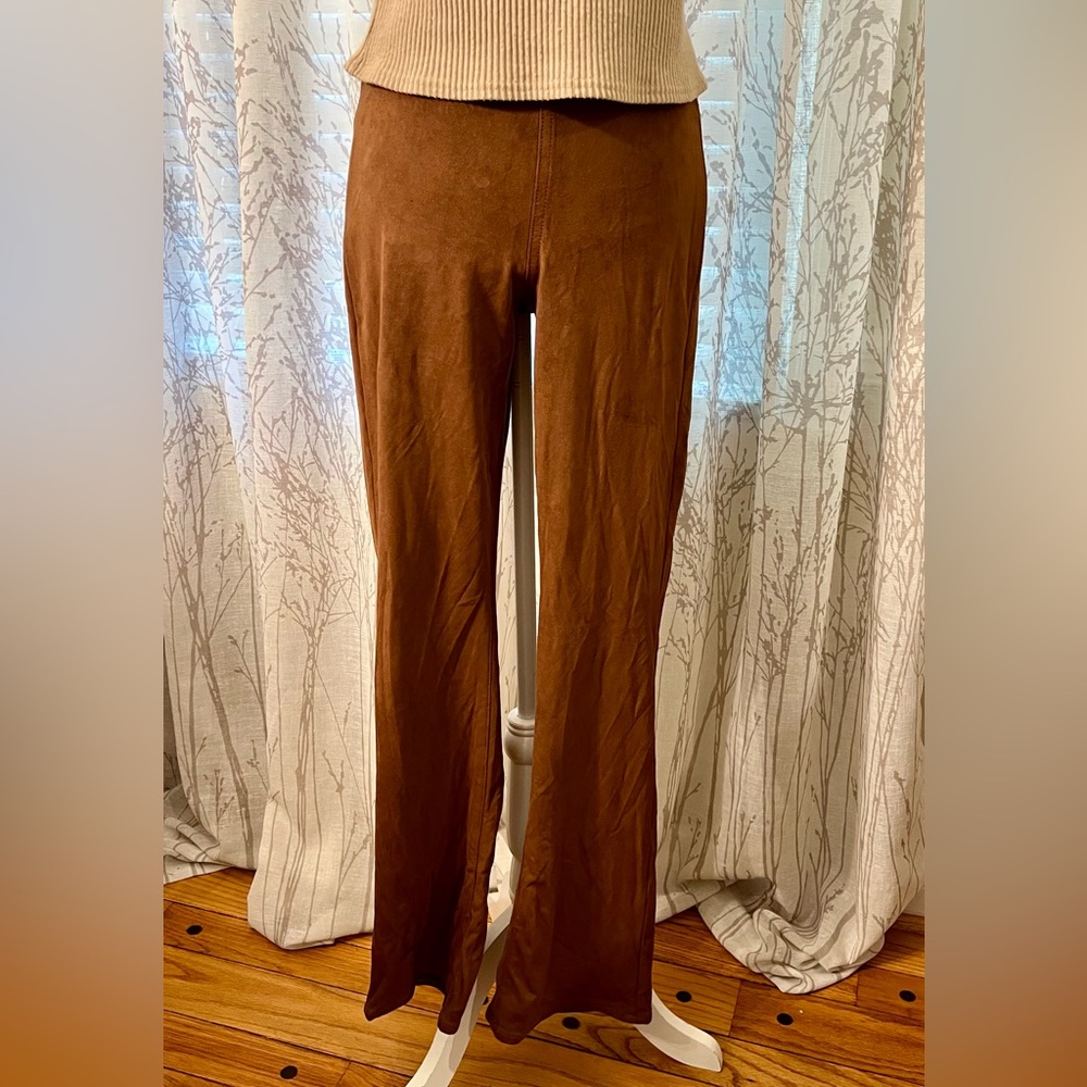 American Eagle Brown Suede-Like Pants